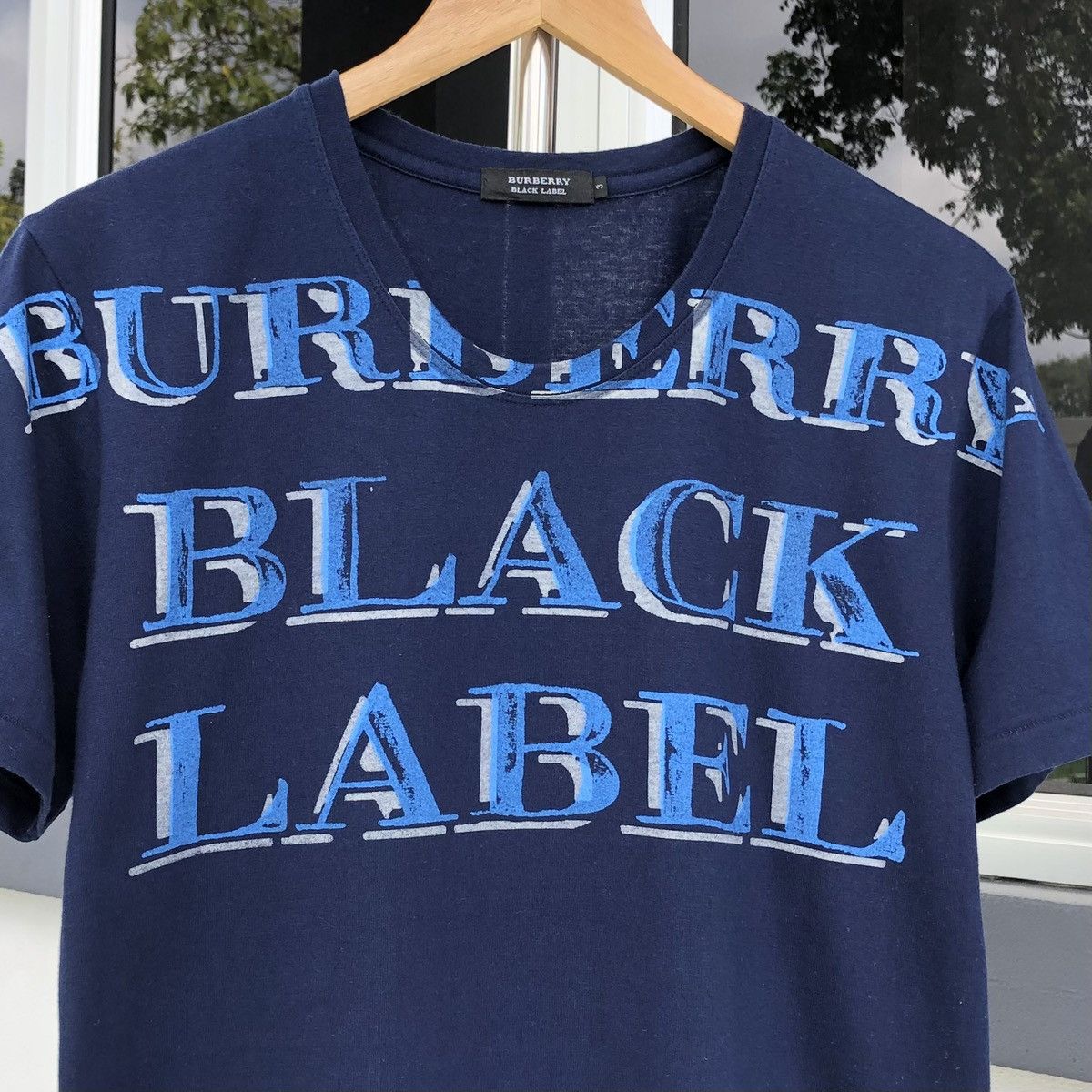 Burberry Burberry Black Label Spellout T-shirt Made In Japan 🇯🇵 Size US M / EU 48-50 / 2 - 3 Thumbnail