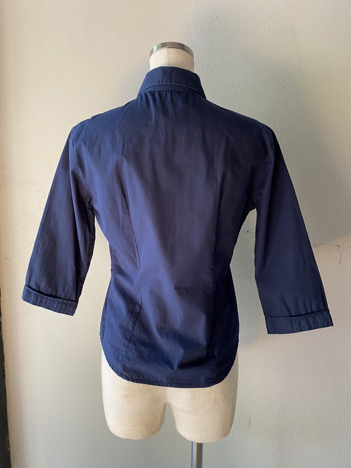 Stussy Stussy Dark Blue Long-Sleeve Shirt Size M / US 6-8 / IT 42-44 - 2 Thumbnail