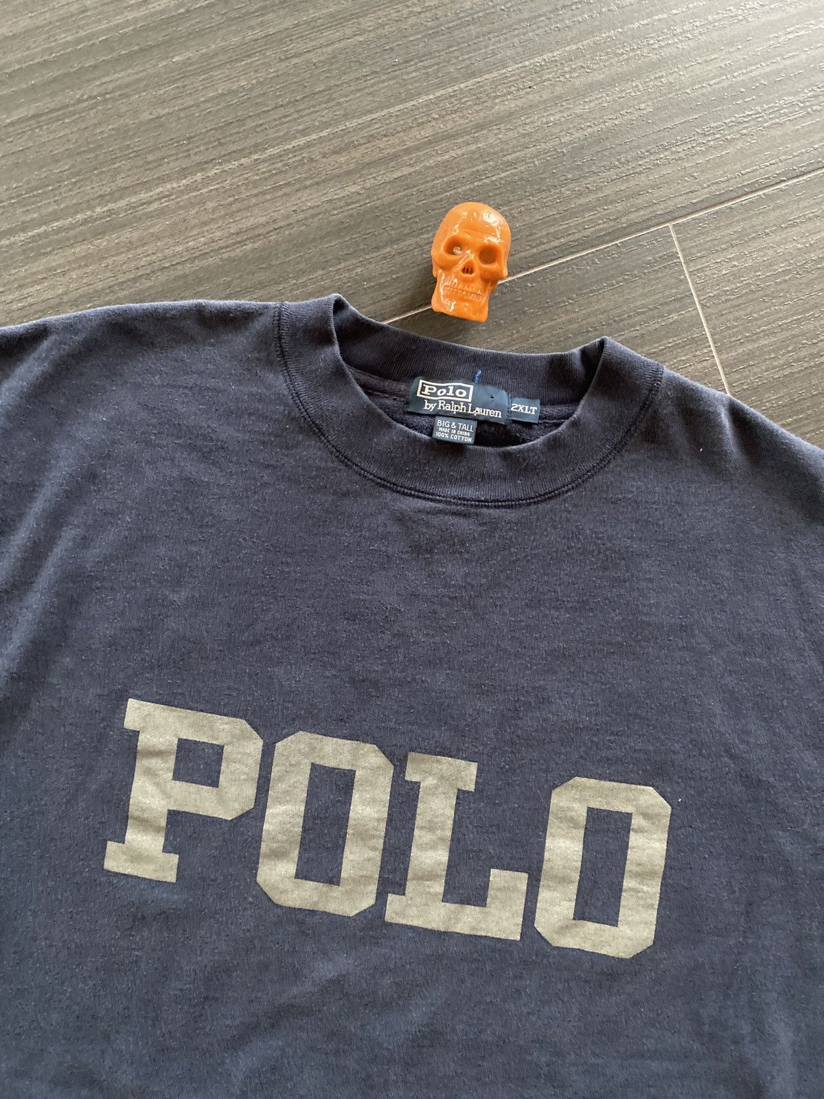 Polo Ralph Lauren × Vintage 90s Polo Ralph Lauren spell out logo sweatshirt XXLT Size US XXL / EU 58 / 5 - 3 Thumbnail