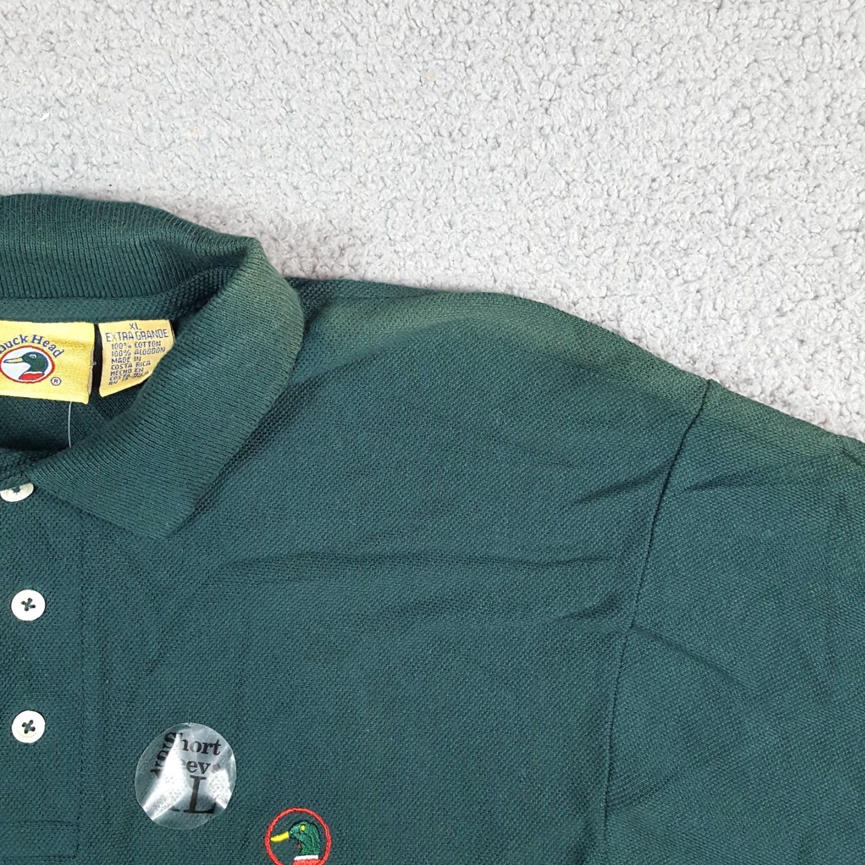 Vintage VINTAGE Duck Head Polo Shirt Forest Green Size S Skate Collared Shirt Men Grass 90s Grunge Workwear Polo Shirt Size US S / EU 44-46 / 1 - 5 Thumbnail