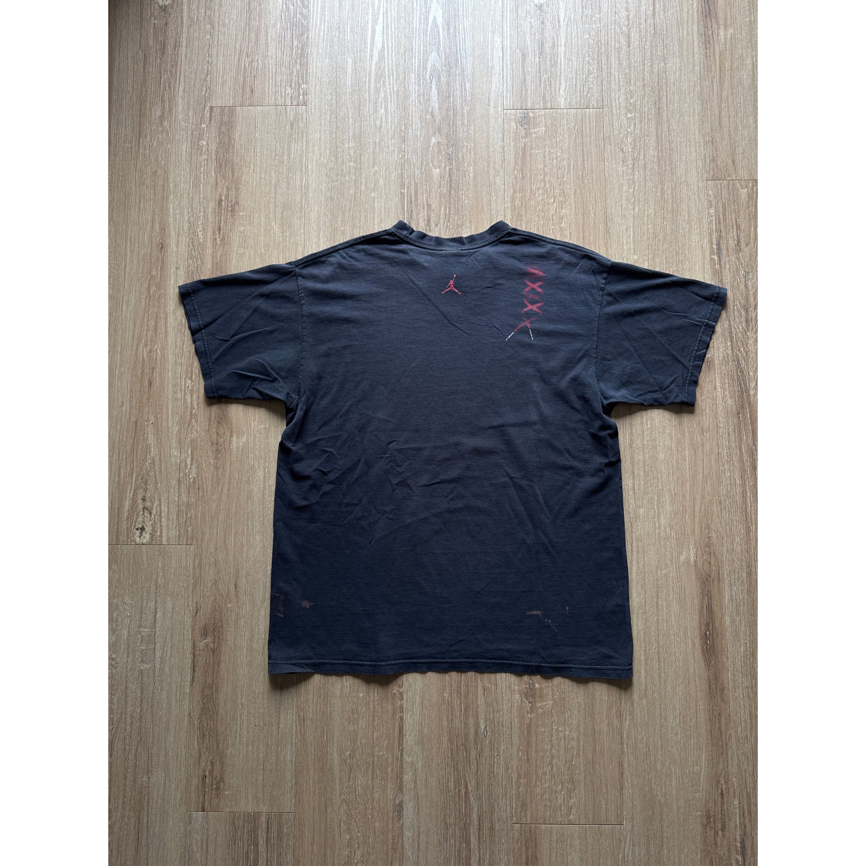 Other Y2k Nike Jordan 21 Release 2006 Black Tee Size US L / EU 52-54 / 3 - 6 Thumbnail