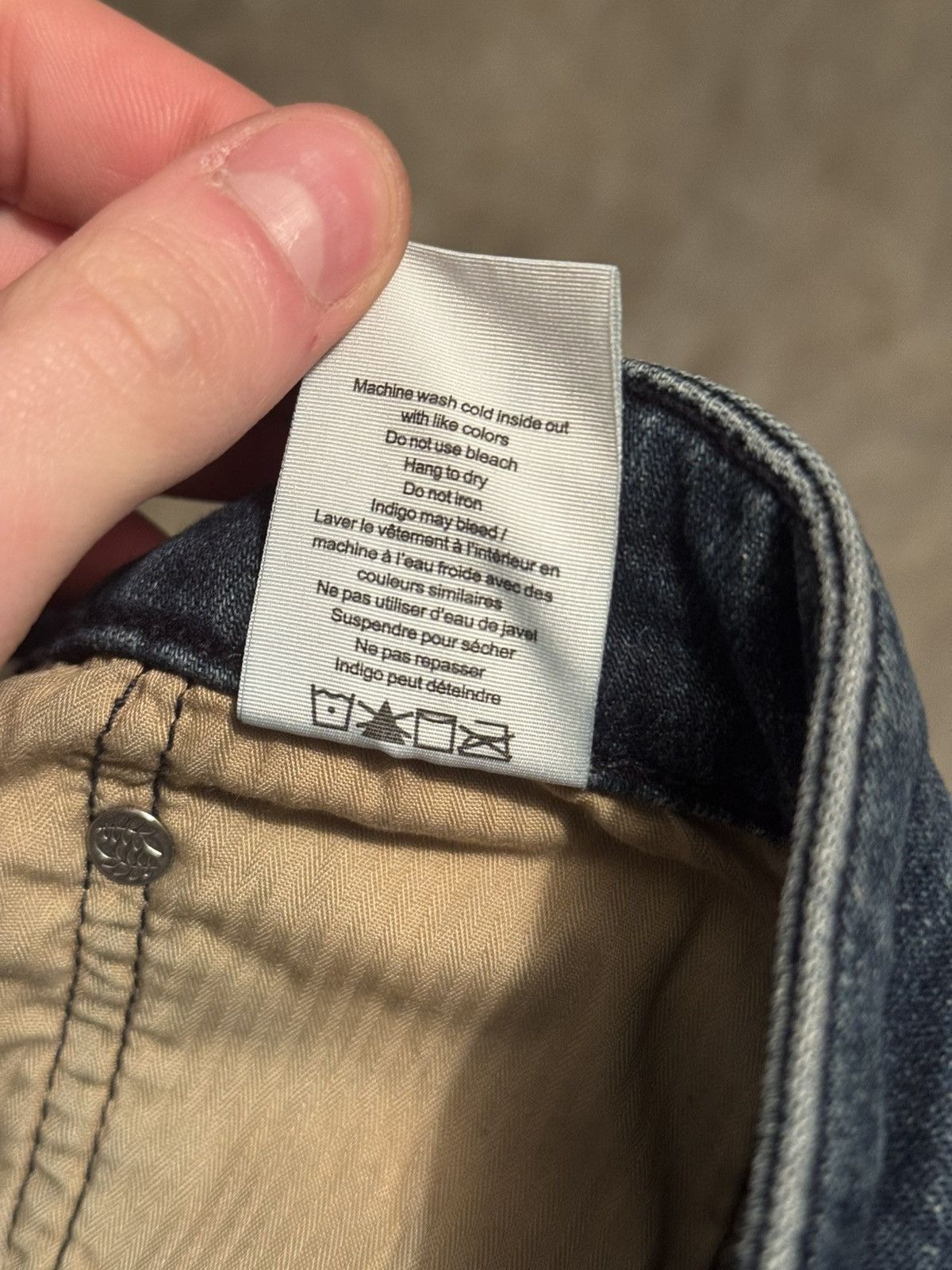 Rag & Bone Rag & Bone Blue Denim Jeans (Fit 3 Classic) Size US 31 - 6 Thumbnail