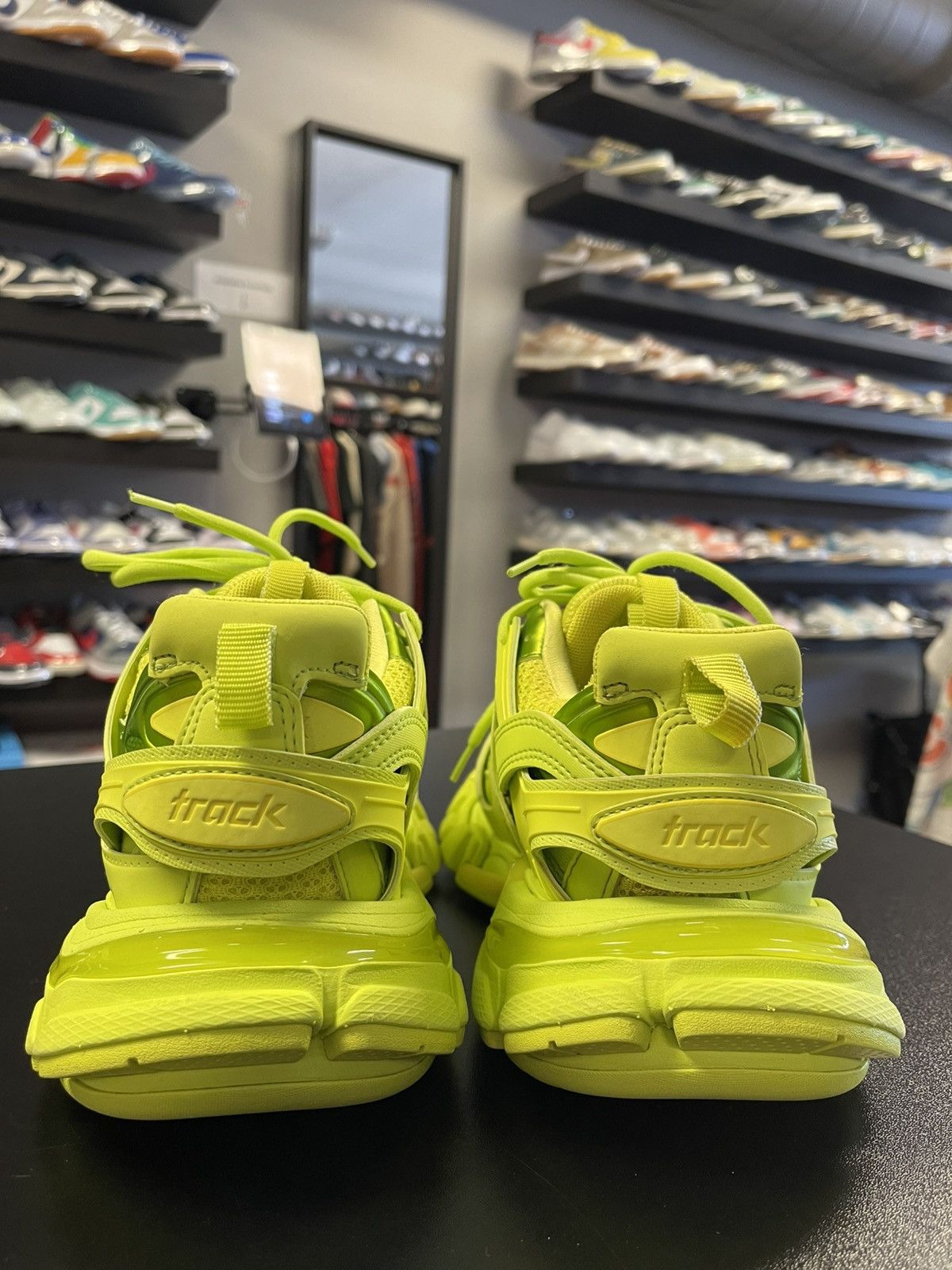 Balenciaga Size 6 - Balenciaga Track Trainer Lime Size US 6 / IT 36 - 4 Thumbnail