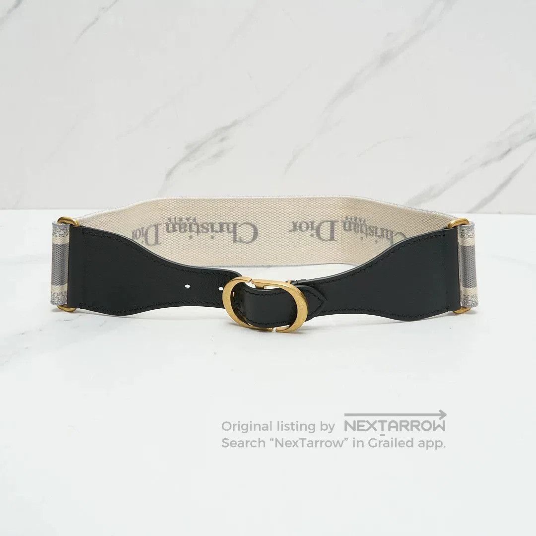 Dior Dior Monogram Embroidered Belt. Size ONE SIZE - 1 Thumbnail