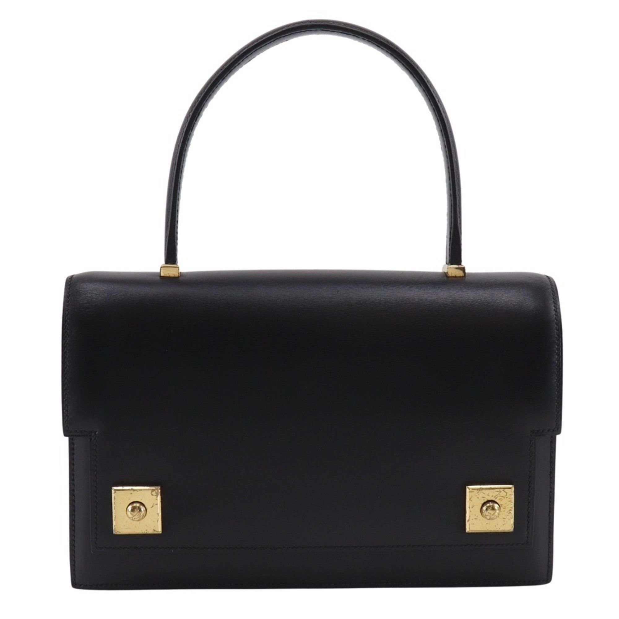 Hermes Hermes Hermès Piano 25 Handbag, Box Calf Leather, 1987, Black, A5 Flap, Women's Size ONE SIZE - 1 Thumbnail