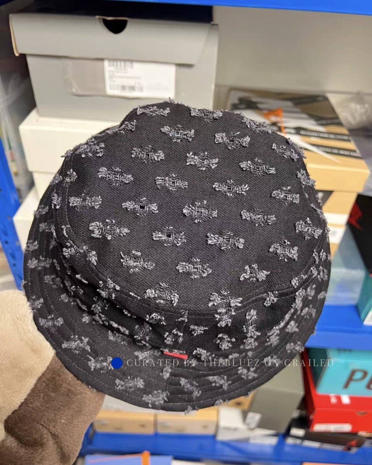 Supreme SS20 Denim Bucket Hat in Black Size ONE SIZE - 1 Thumbnail
