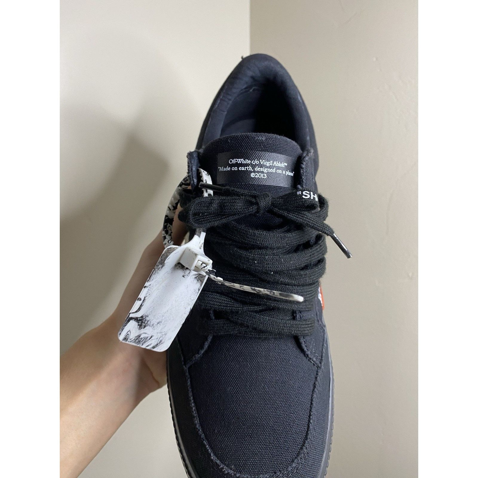 Off-White OFF-WHITE Vulc Low Canvas “black White” Size 12 US ( 45 EU ) Size US 12 / EU 45 - 7 Thumbnail