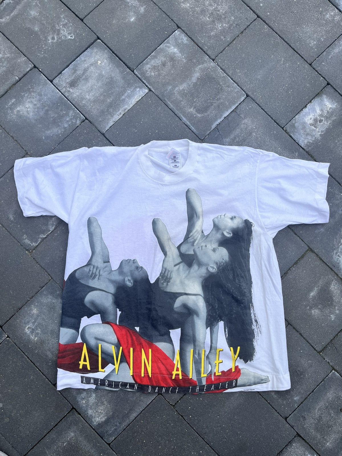 Fruit Of The Loom alvin ailey american dance theater 90s single stitch tshirt Size US XL / EU 56 / 4 - 1 Thumbnail