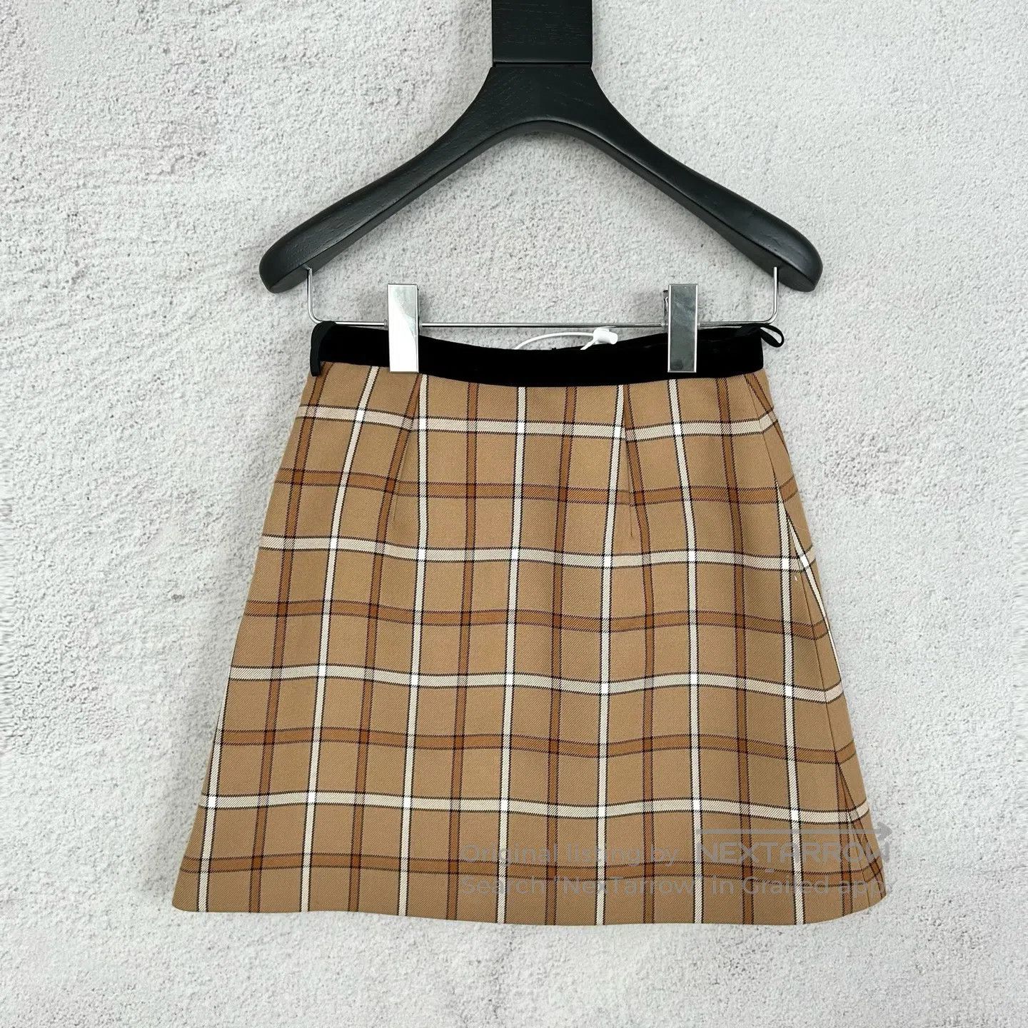 Miu Miu Miu Miu Checkered pattern interface bag with buttoned skir Size 37" - 2 Thumbnail
