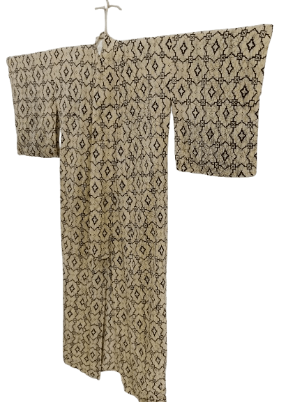 Komono Vintage Yukata Kimono Nice Motif Japanese Traditional Wear Size L / US 10 / IT 46 - 5 Thumbnail