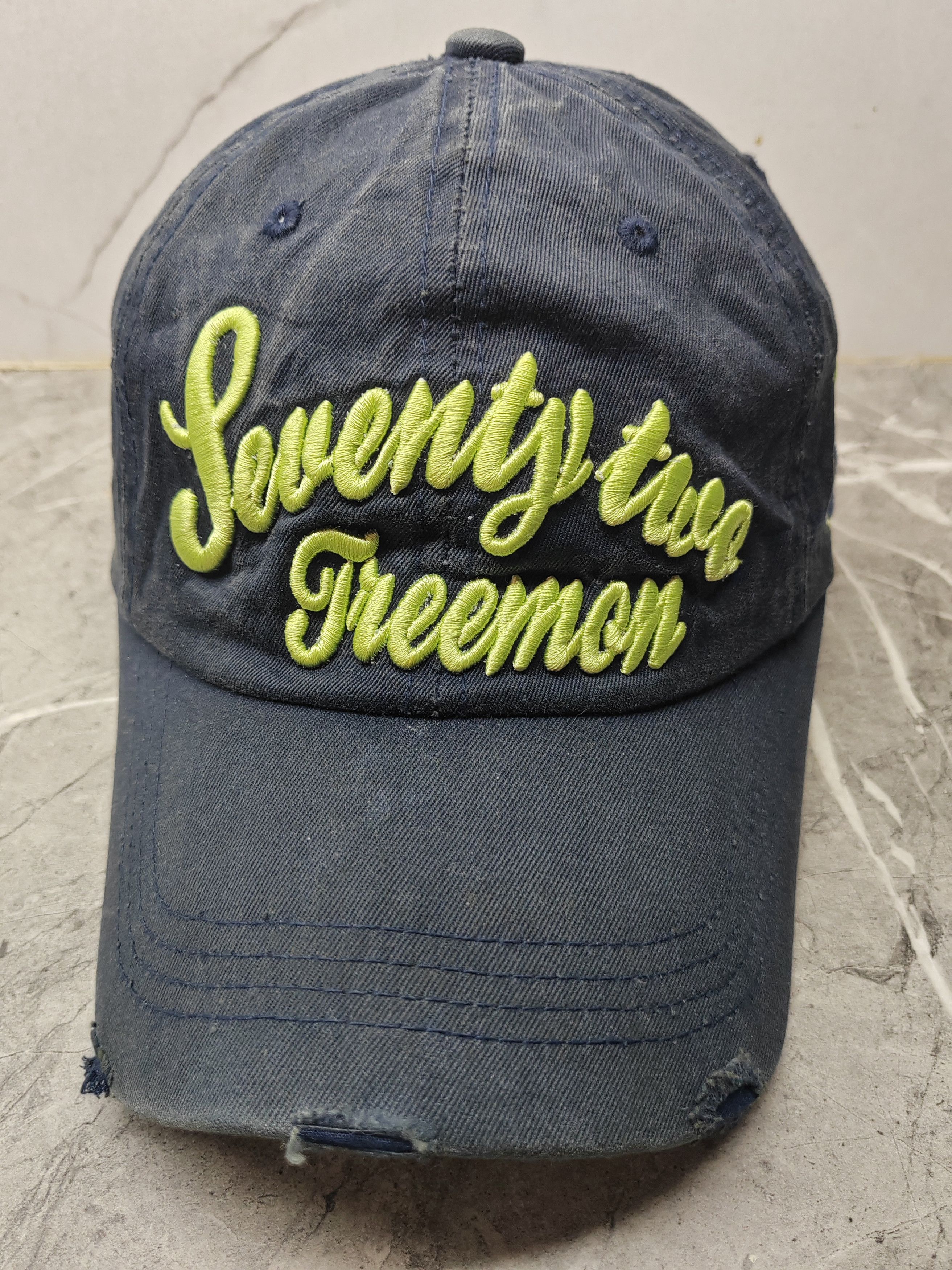 Japanese Brand Vintage Treemon Distressed Style Cap Hat Size ONE SIZE - 2 Thumbnail