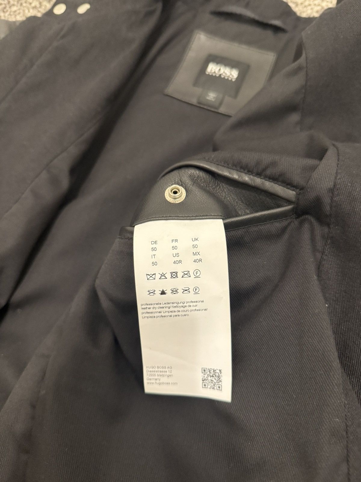 Hugo Boss Hugo Boss Leather Jacket Size US M / EU 48-50 / 2 - 7 Thumbnail