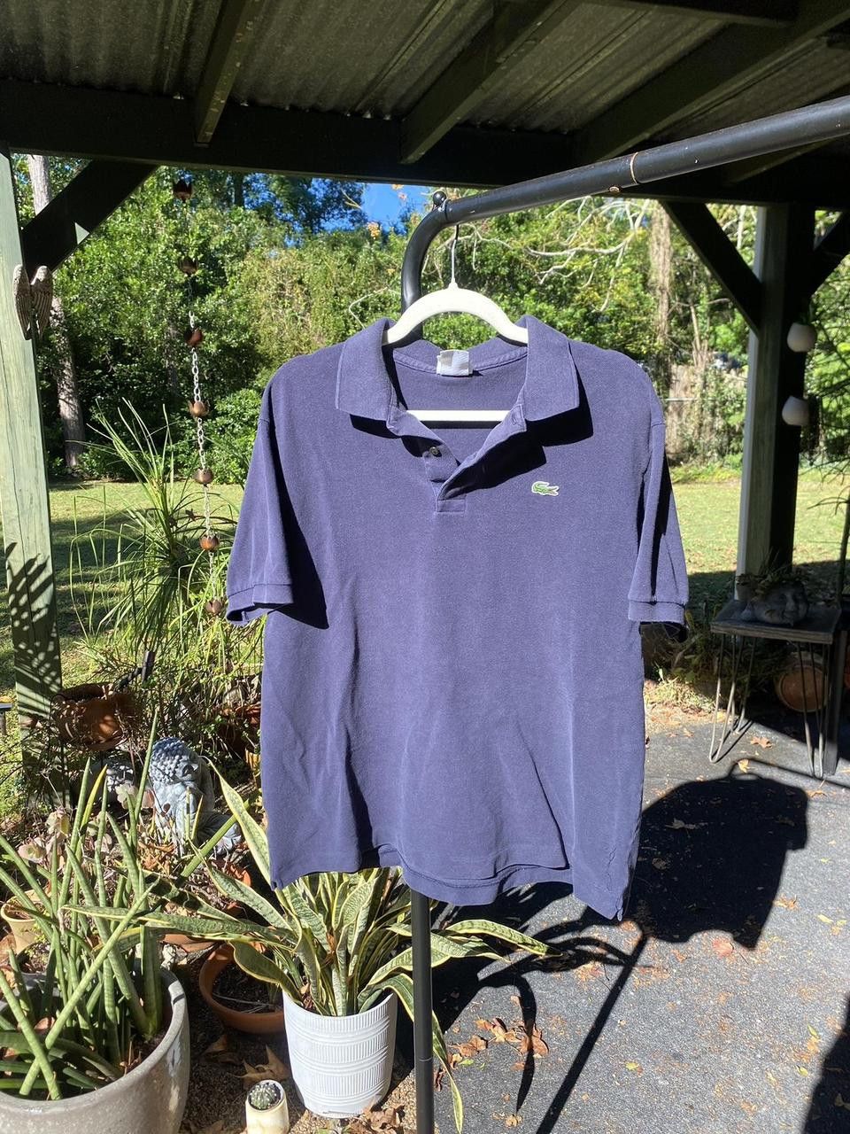 Lacoste Navy Lacoste Alligator Embroidered Quarter Button Up Large Size US L / EU 52-54 / 3 - 2 Thumbnail