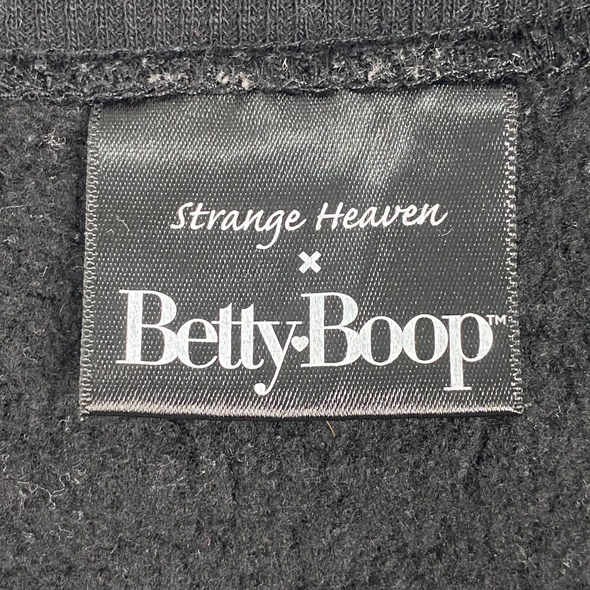 Designer × Vintage Vintage Betty Boop Printed Crewneck Sweatshirt Black Size L / US 10 / IT 46 - 9 Thumbnail