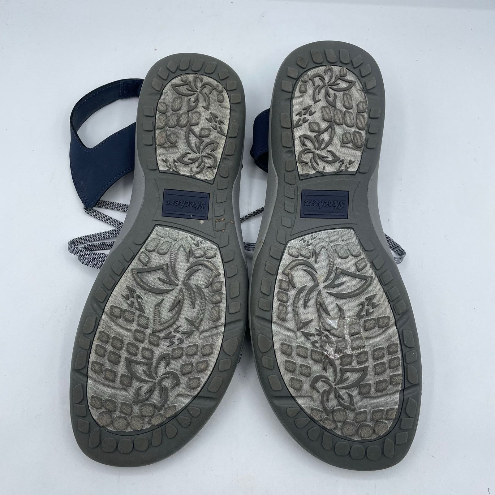 SKECHERS Skechers Reggae Slim Takes Two Strappy Sandals Blue Women 10 Size US 10 / IT 40 - 8 Thumbnail