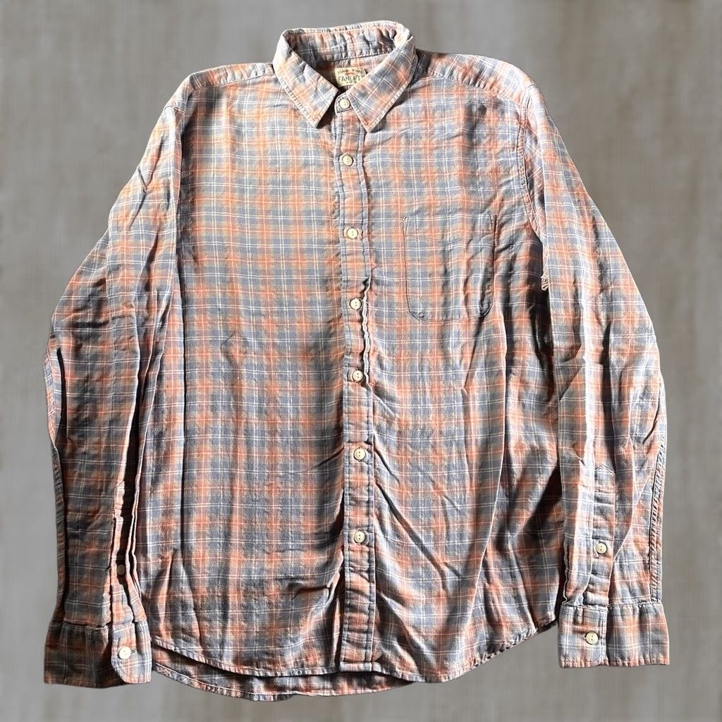 Faherty Faherty Shirt Mens Large Pink Blue Plaid Long Sleeve Button Up Size US L / EU 52-54 / 3 - 1 Thumbnail