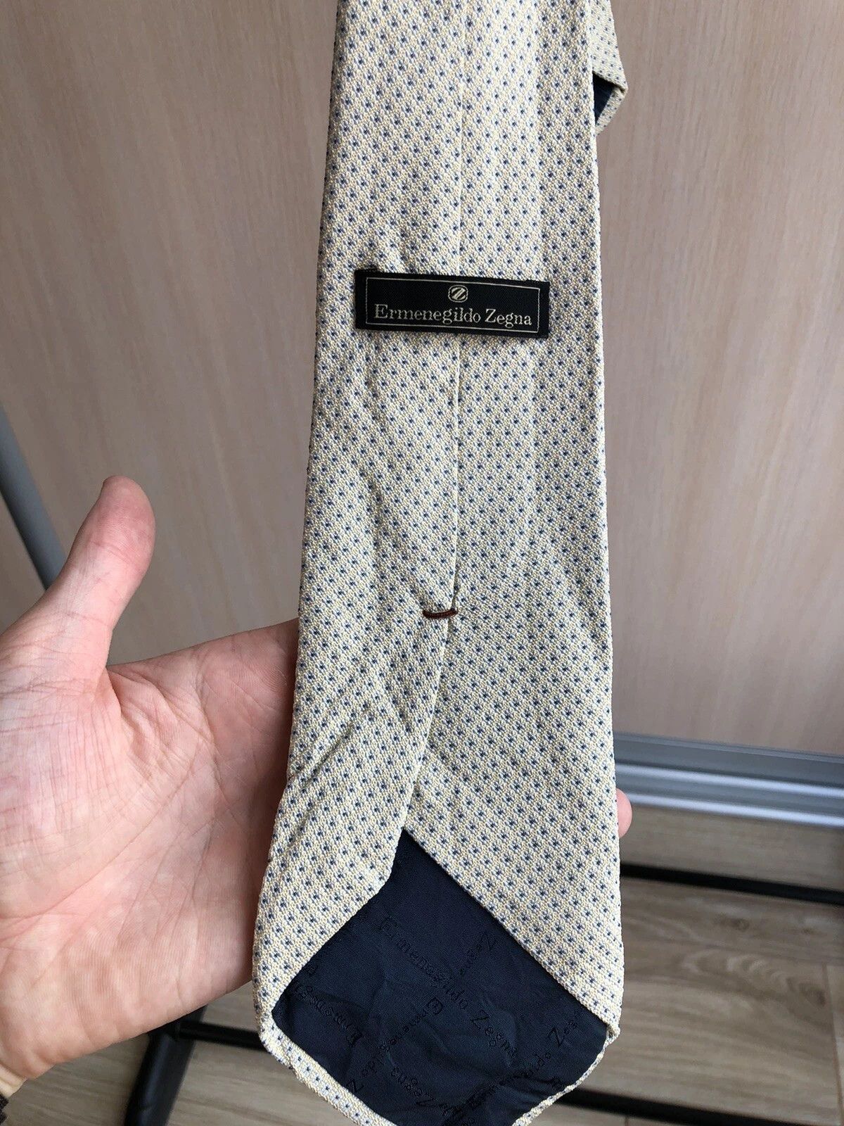 Ermenegildo Zegna Ermenegildo Zegna Hollwarth Mens Tie Italy Vintage Size ONE SIZE - 5 Thumbnail