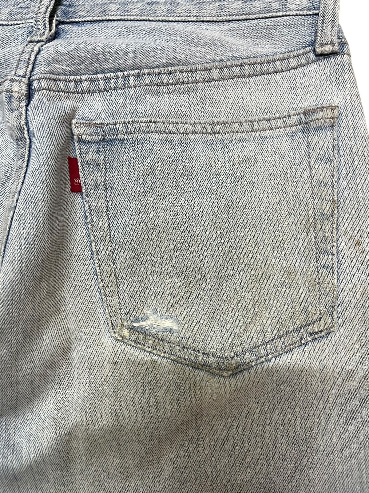 Uniqlo Vintage Uniqlo Flare Faded Distressed Denim Size US 29 - 7 Thumbnail