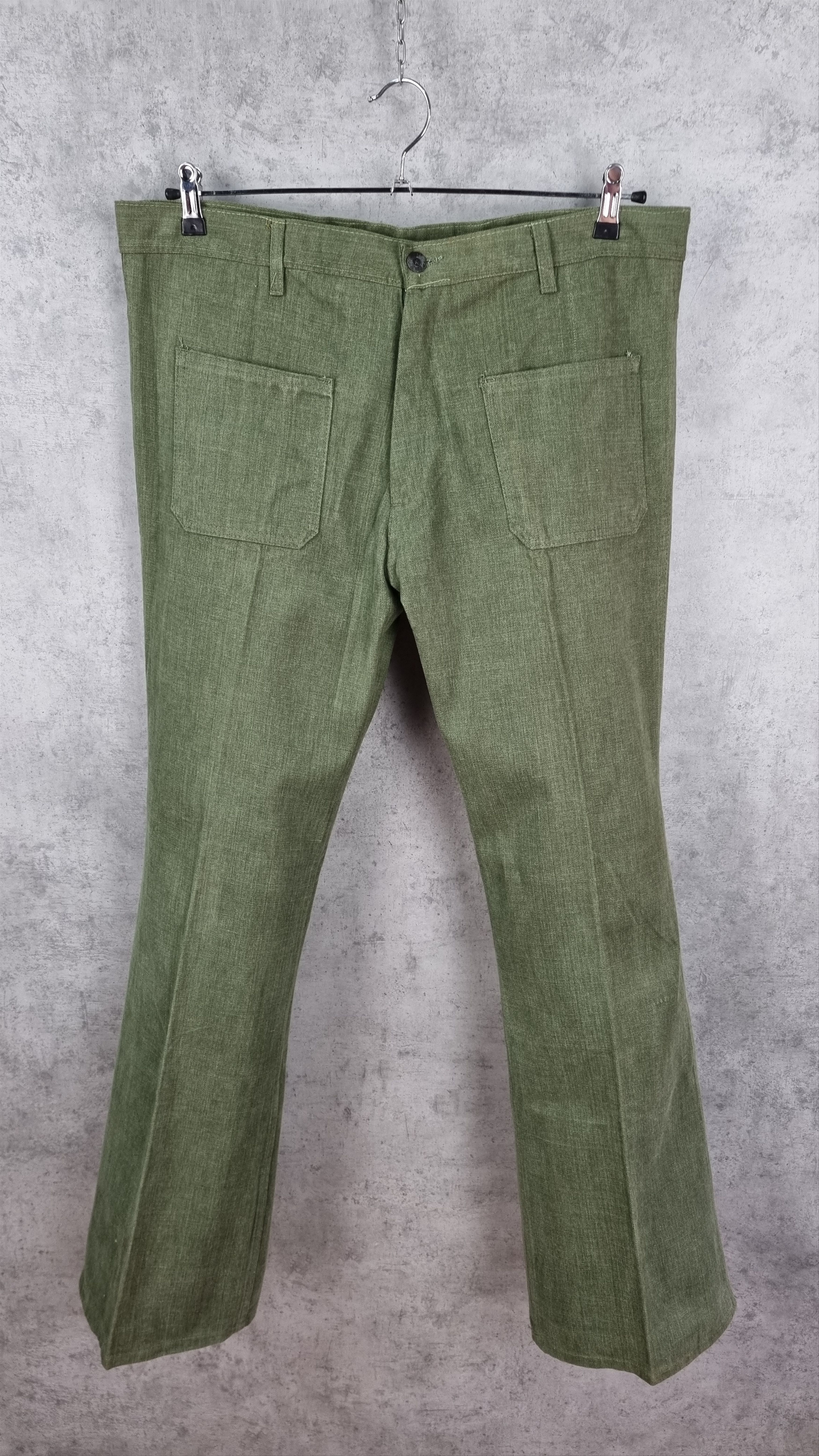 Cowboy Equipment × Vintage Unique Rare Flared Caravela Soft Cotton like Corduroy Size US 38 / EU 54 - 7 Thumbnail