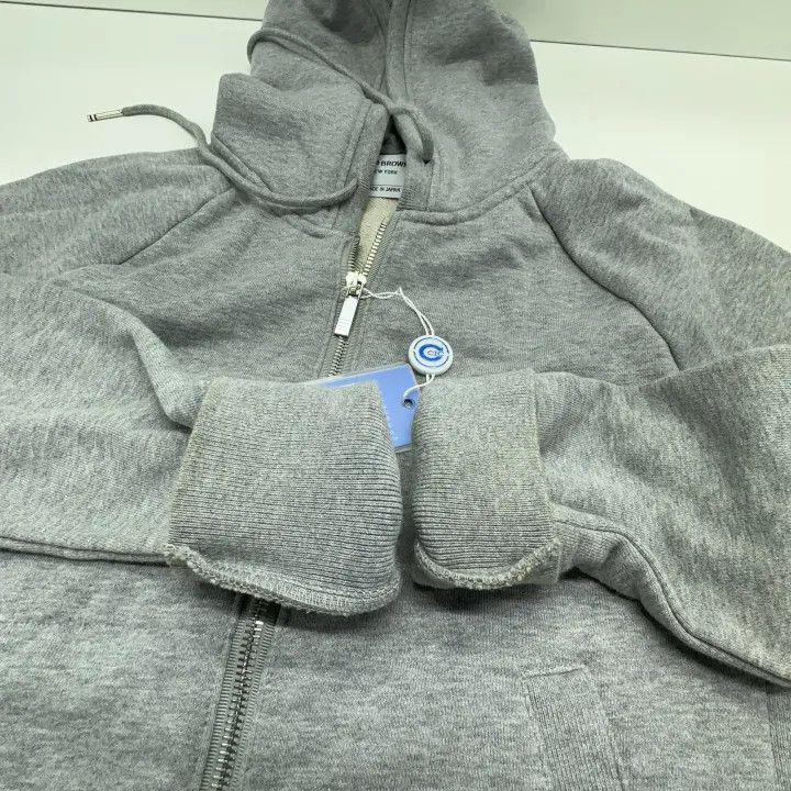 Thom Browne Thom Browne Gray Classic Stripe Zip Hoodie -2507 Size US M / EU 48-50 / 2 - 5 Thumbnail