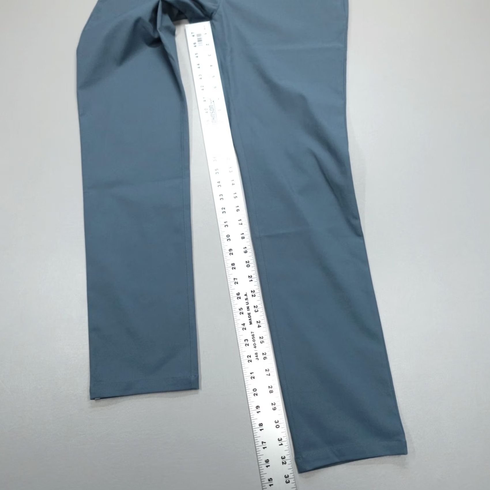 Rhone Rhone Gotham Slim Fit Stretch Pants Dark Teal Men’s 31x33 Athletic 48 Size US 31 - 7 Thumbnail