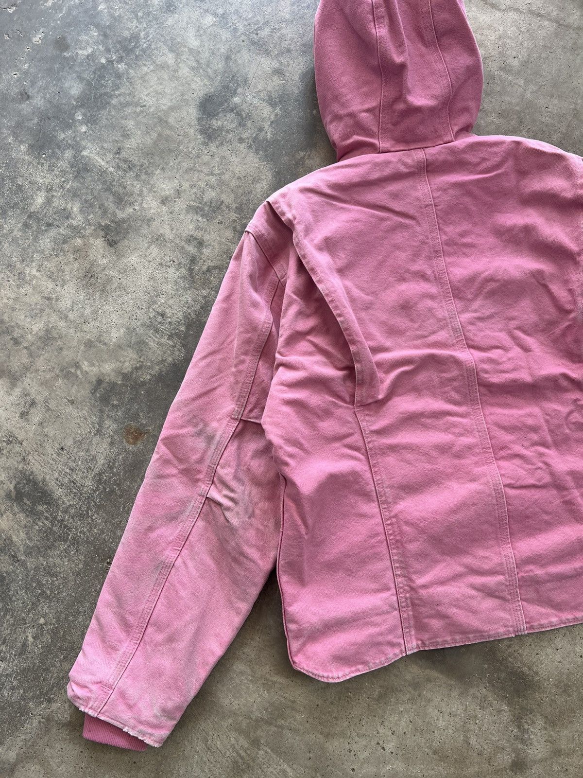 Carhartt Vintage J141 PKR Faded Carhartt Rose Detroit Hoodie Jacket Size US L / EU 52-54 / 3 - 13 Thumbnail