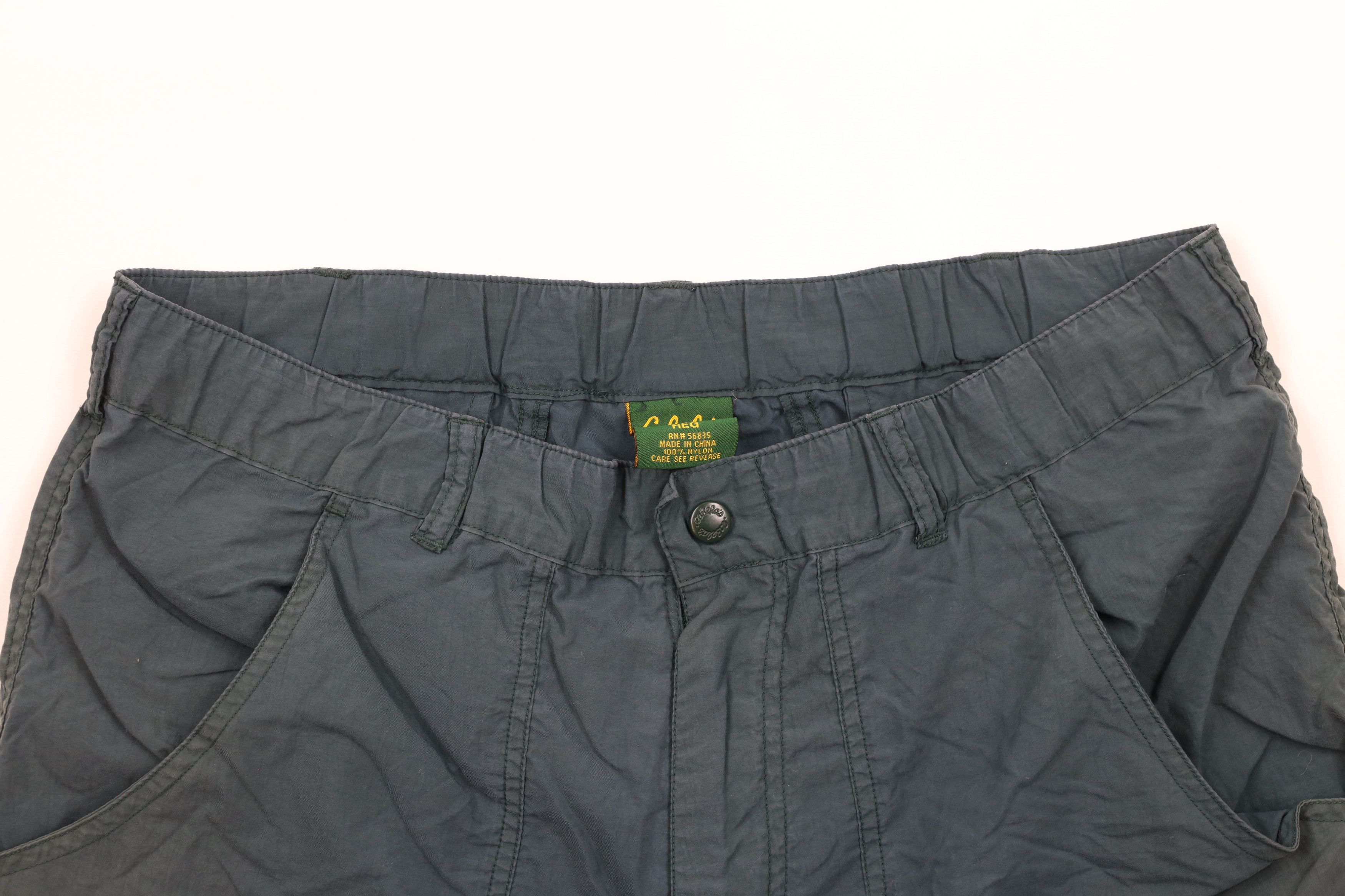 Cabelas × Vintage Vintage 90s Cabelas Blank Above Knee Shorts Green Polyester Size US 32 / EU 48 - 2 Thumbnail