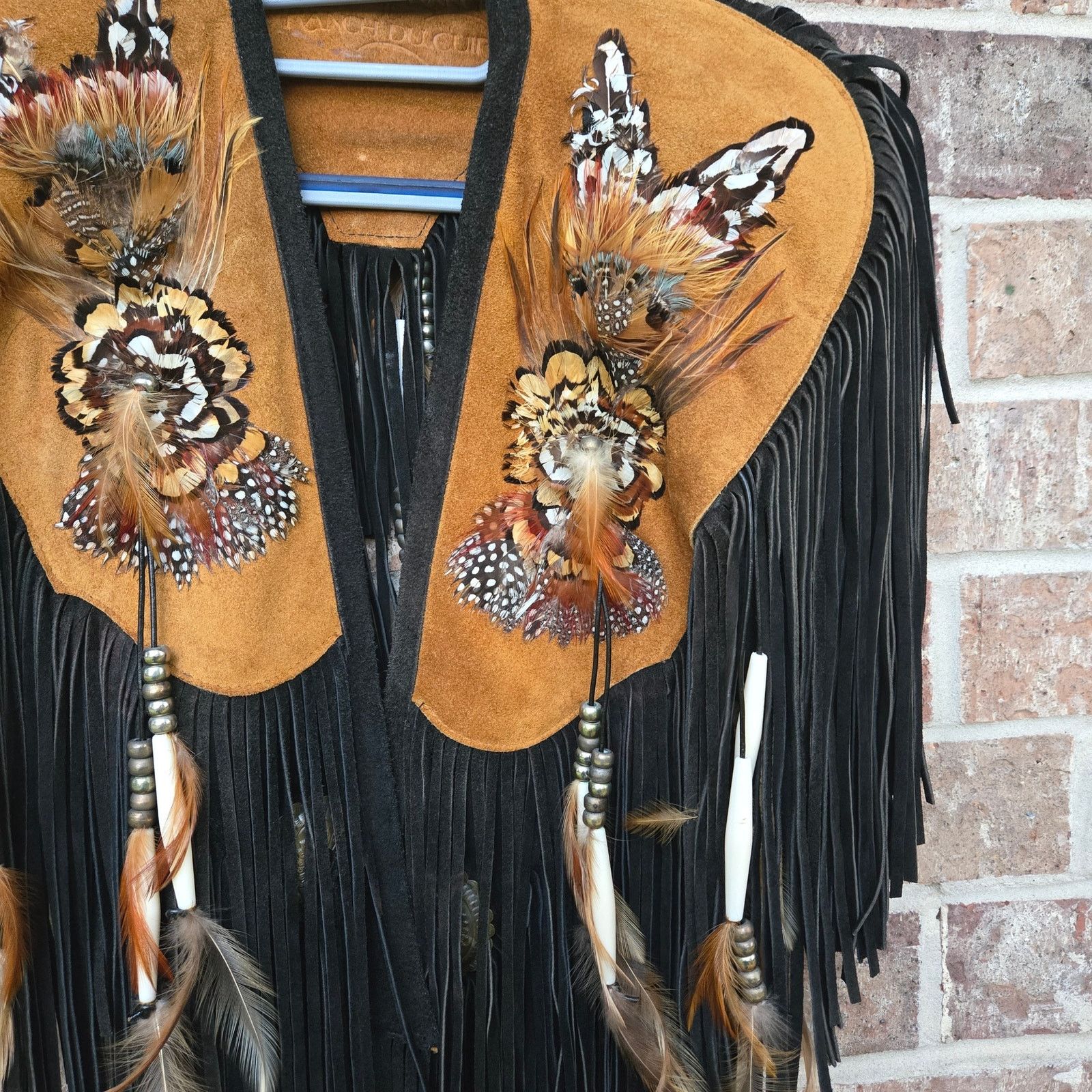 The Leather Shop The Leather Ranch Western Shawl Vest Size ONE SIZE - 3 Thumbnail