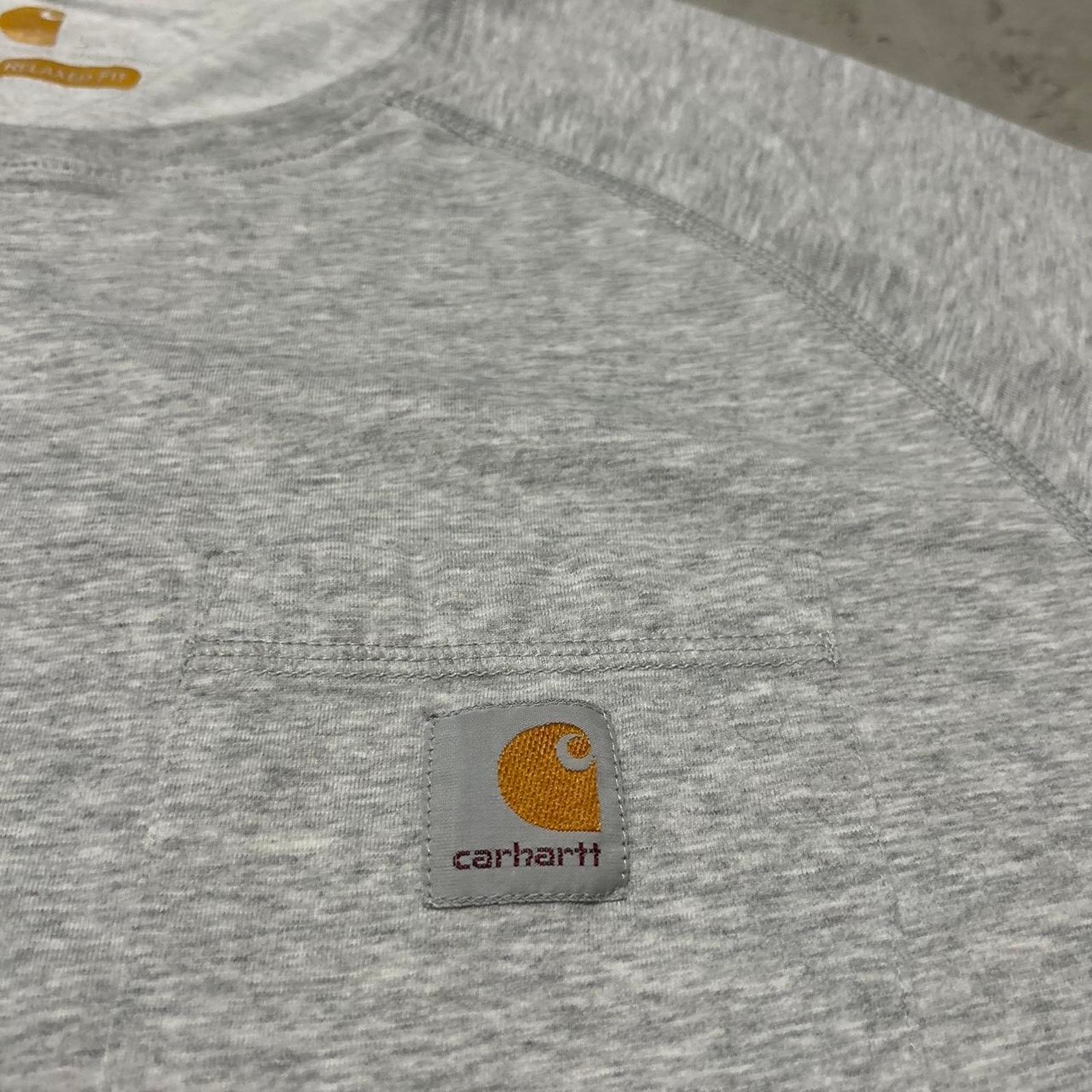 Carhartt **Grey Carhartt Pocket Tee - Relaxed Fit** Size US L / EU 52-54 / 3 - 2 Thumbnail