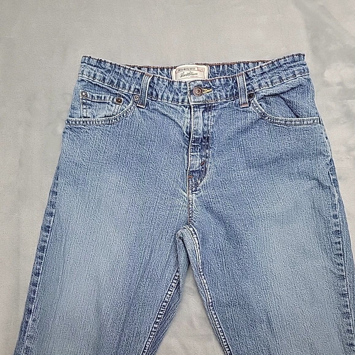 Vintage Levis signature Jeans Womens Misses 10 30x31 Blue Denim Mid Rise Bootcut Pants Jeans Size 32" / US 10 / IT 46 - 3 Thumbnail