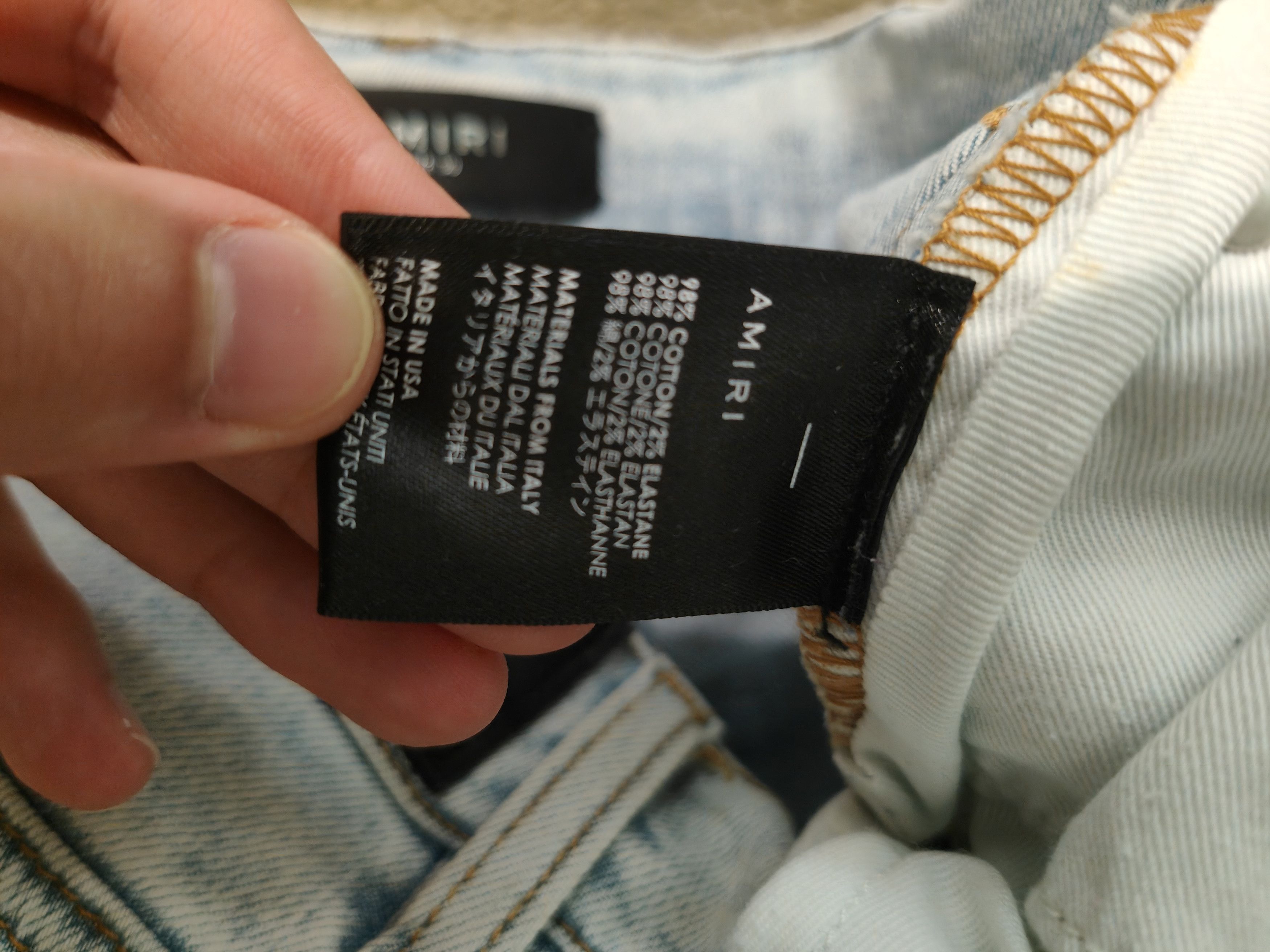Amiri Tie Dye Mx1 Jean Sky Indigo Size US 30 / EU 46 - 7 Thumbnail