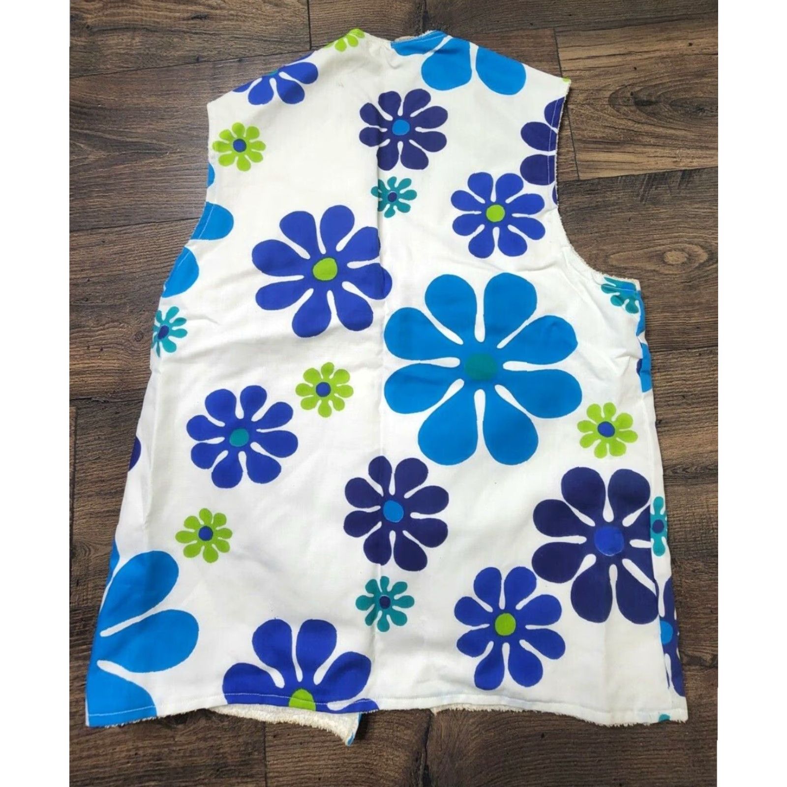 Swims VINTAGE CAL SURF Hawaiian Floral Swim Vest Mens Medium White Cotton Size US M / EU 48-50 / 2 - 4 Thumbnail