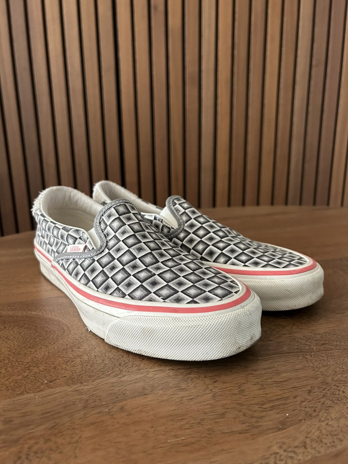 Madhappy × Vans Madhappy x Vans Checkered Slip-Ons Men’s 7.5 Size US 7.5 / EU 40-41 - 2 Thumbnail