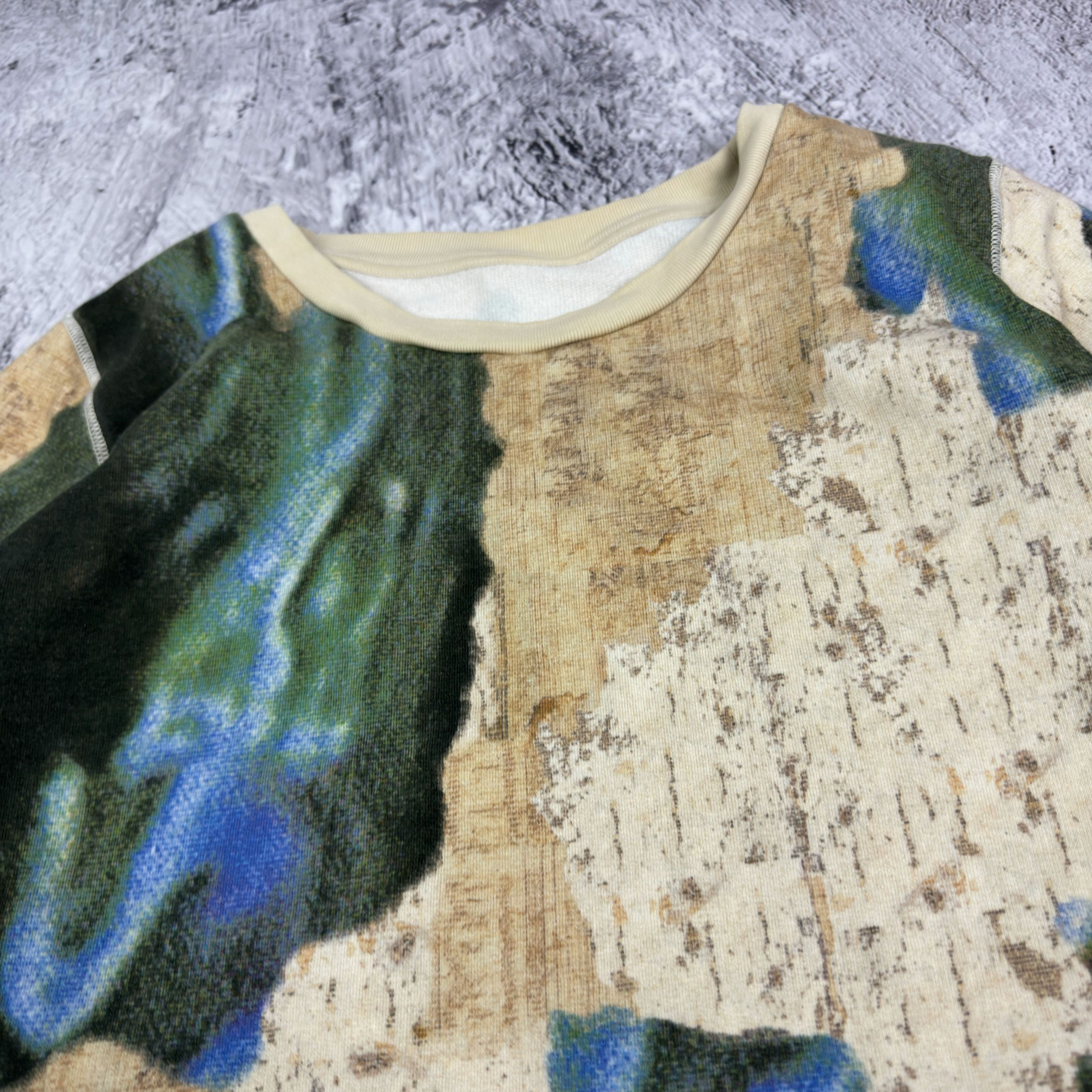 Acne Studios Acne Studios Womens Multicolor Angle Printed Sweatshirt Size S / US 4 / IT 40 - 7 Thumbnail
