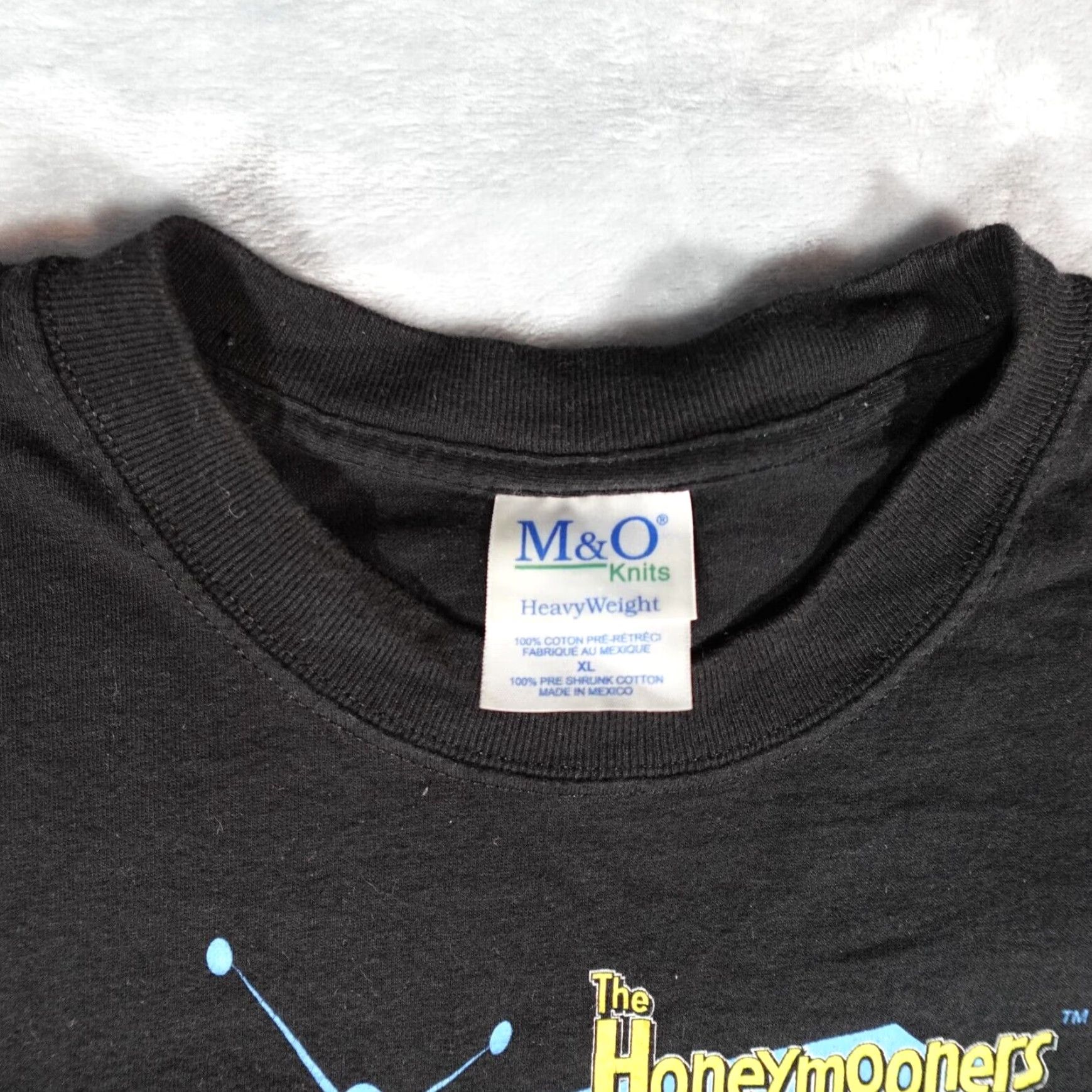 Vintage VINTAGE Graphic Print Funny Mens XL Black Short Sleeve T Shirt The Honeymooners TV Show Y2K 2000s Cotton Size US XL / EU 56 / 4 - 5 Thumbnail