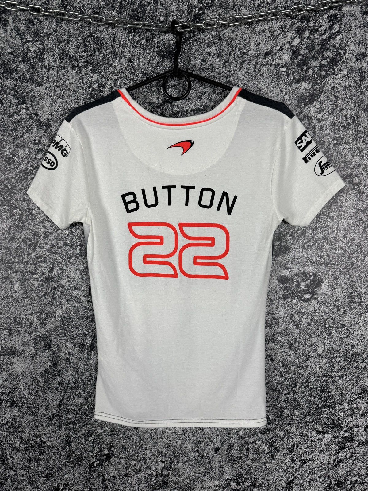 Formula 1 McLaren Honda Racing T-Shirt Mobil 1 Button 22 F1 Size XS Size XS / US 0-2 / IT 36-38 - 11 Thumbnail