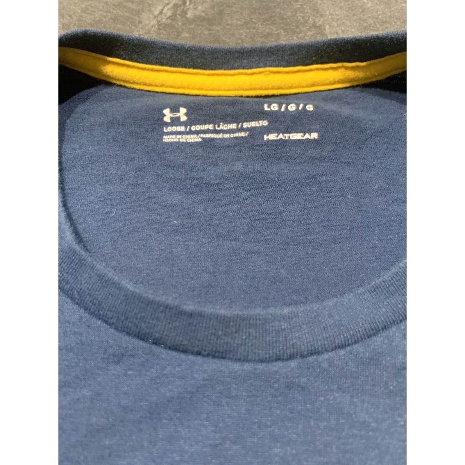 Under Armour VINTAGE Under Armour Project Rock T-Shirt Long Sleeve Men's Large Blue Activewear Athletic Clothing Size US L / EU 52-54 / 3 - 5 Thumbnail