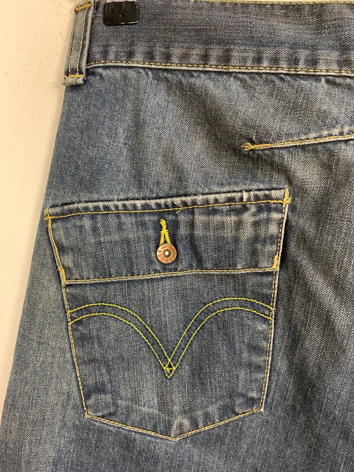 Levi's Rare Levis Europe 102 Uomo Twisted Denim Baggy Knee Padded Size US 30 / EU 46 - 7 Thumbnail