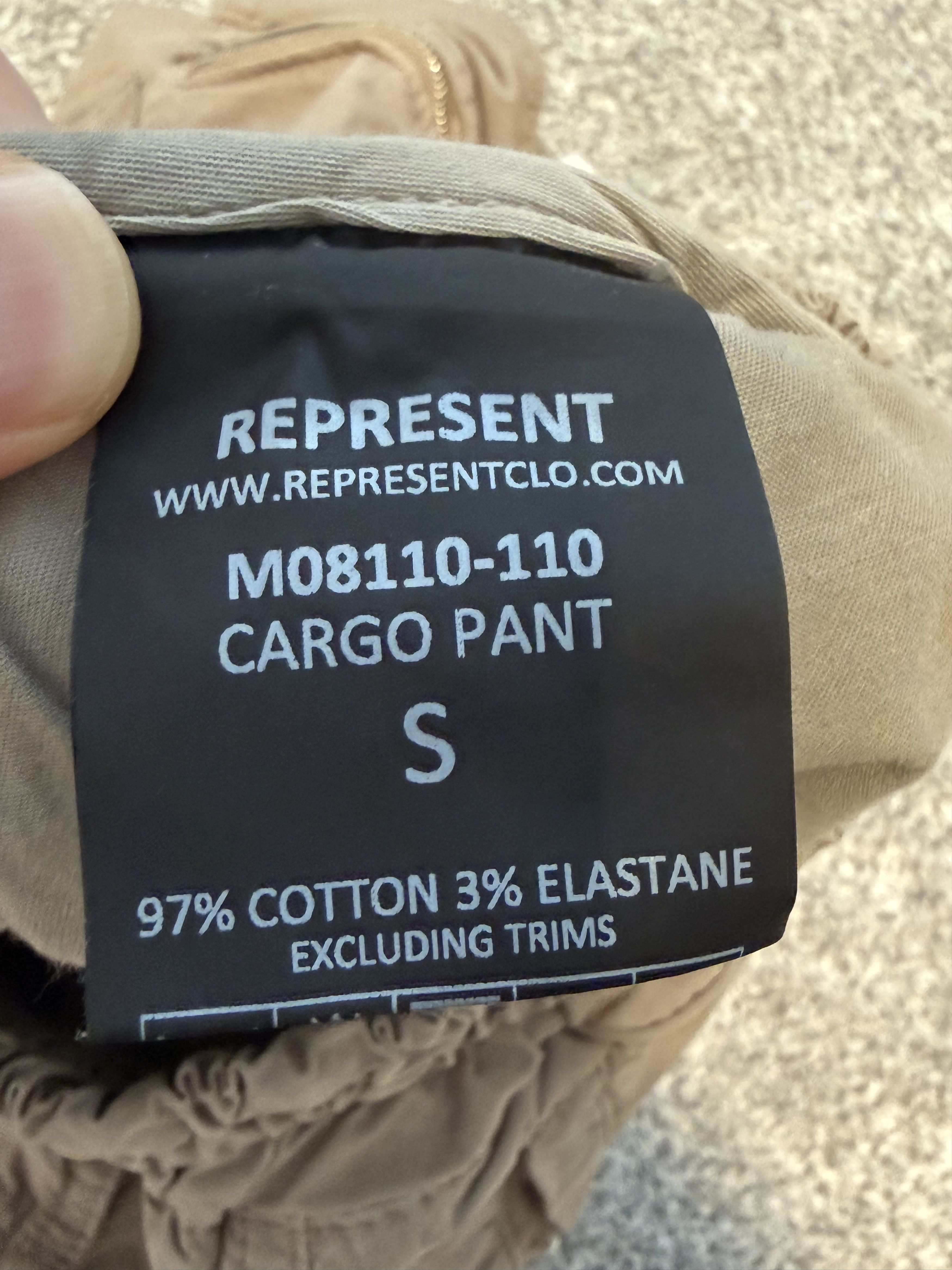 Represent Clo. Cargo Pant - Stone Size US 30 / EU 46 - 3 Thumbnail