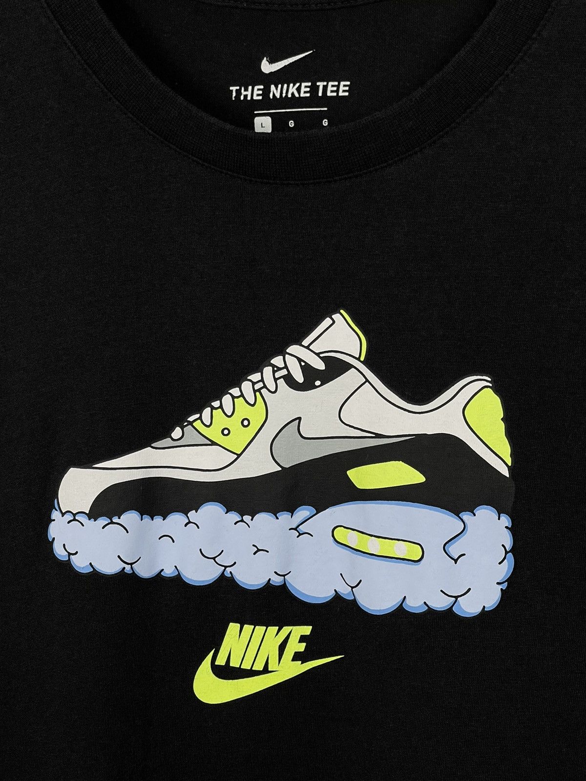 Nike Nike Air Max Box Logo T-Shirt Men’s Size L Size US L / EU 52-54 / 3 - 5 Thumbnail