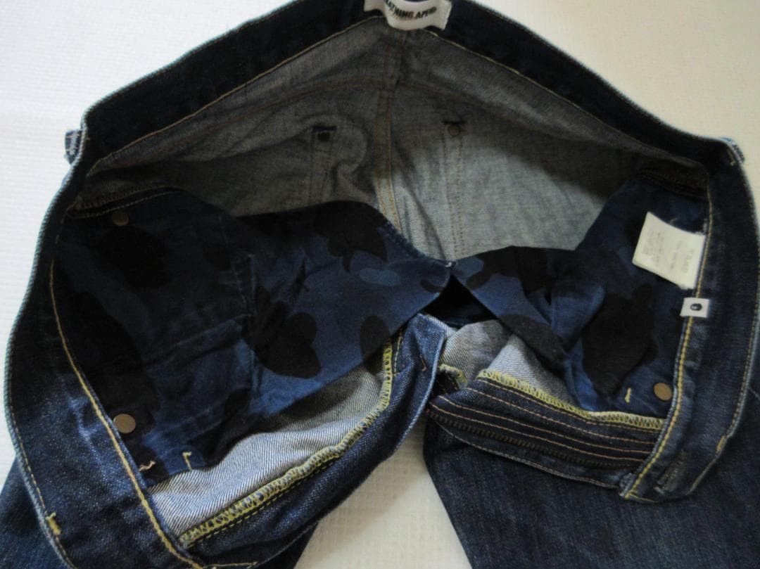 Bape Star Pocket Jeans Size US 31 - 5 Thumbnail