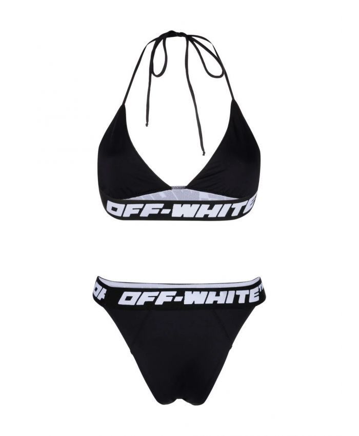 Off-White o1gr1nt0125 Size: 36 / Logo Band Bikini in Black Size ONE SIZE - 2 Thumbnail