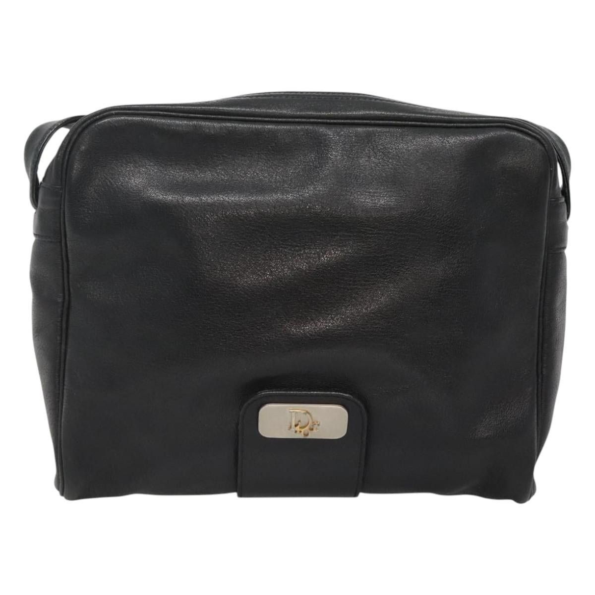 Dior DIOR Shoulder Bag Leather Black Gold Size ONE SIZE - 2 Thumbnail