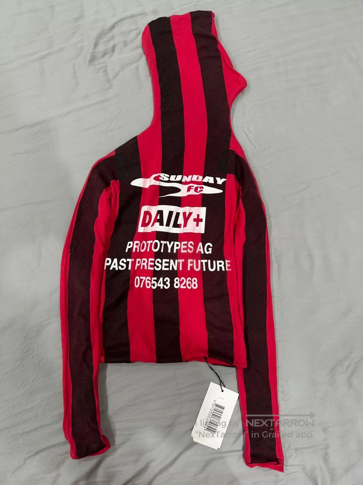 Vetements Red Slim Fit Bodysuit Prototype. Size US S / EU 44-46 / 1 - 5 Thumbnail