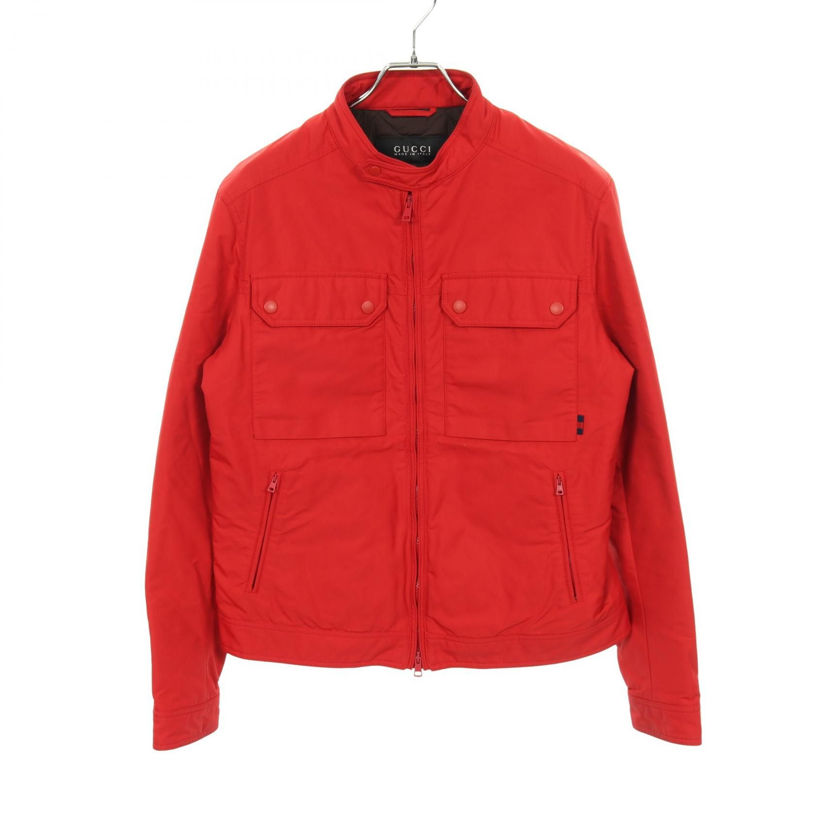 Gucci Gucci Gucci Nylon Riders Jacket Textile Outerwear 347508 DUTY FREE for USA Size ONE SIZE - 1 Thumbnail