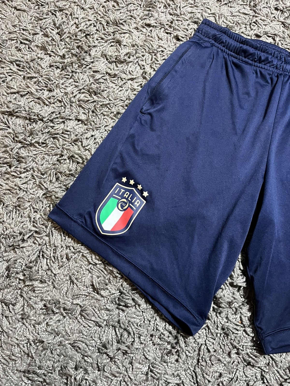 Puma × Vintage PUMA ITALY NATIONAL FOOTBALL TEAM POLYESTER SHORTS Y2K Size US 31 - 2 Thumbnail