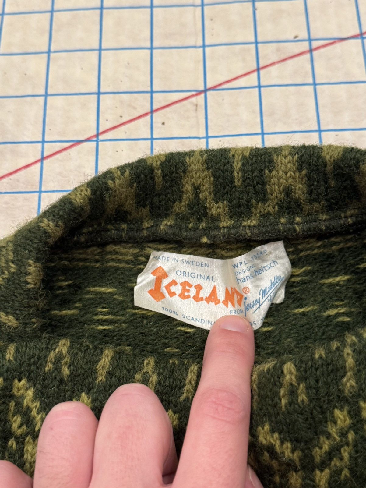 Vintage Vintage Iceland From Jersey Modeller Knit Sweater Womens Med Size M / US 6-8 / IT 42-44 - 6 Thumbnail