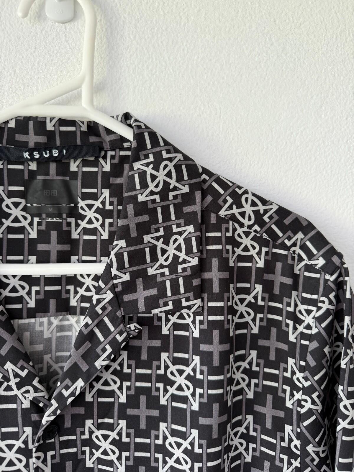 Ksubi new ksubi medium short sleeve resort shirt plus logo black Size US M / EU 48-50 / 2 - 4 Thumbnail