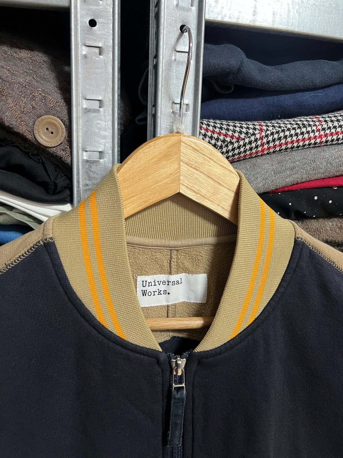 Universal Works Universal Works Full Zip Jacket Cotton Bomber Pullover Sz M Size US M / EU 48-50 / 2 - 4 Thumbnail