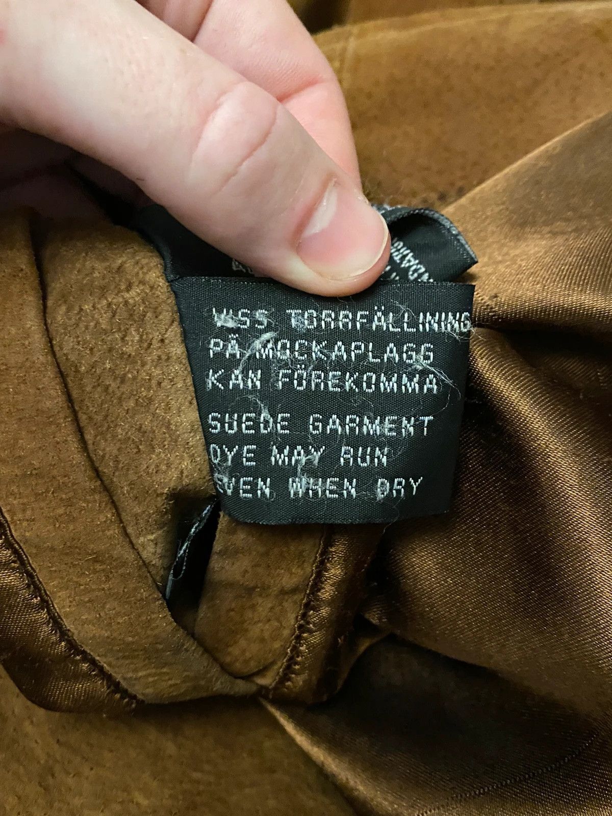 Genuine Leather leather jacket bomber suede sir john y2k Size US L / EU 52-54 / 3 - 6 Thumbnail